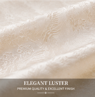 Eleganter Vintage-Stoff im chinesischen Stil, Twill-Jacquard mit luxuriösem Goldfaden für Mamian-Röcke und Mädchentaschen, 100% Polyester Gewebtes Textil