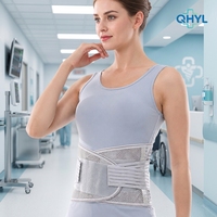 Ceinture de soutien lombaire post-partum à très haute élasticité et taille haute, pour le soutien du dos et la protection des lombaires