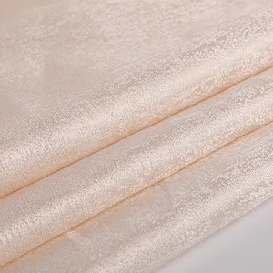 Thích hợp giá Top chất lượng chống cháy satin polyester chất liệu dệt Jacquard khách sạn rèm vải tùy chỉnh