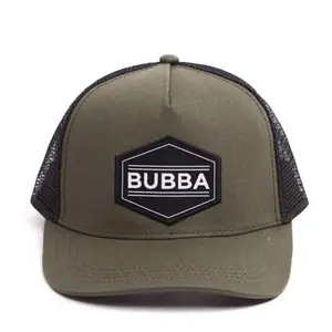KIDS Sun Hats For Summer Toddler Trucker Hats Bubba Youth Children Leather Patch Custom Snapback Cap