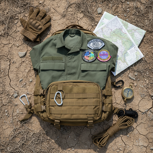 Parches de letras del alfabeto inglés bordados en 3D personalizados de diseño de fábrica, termoadhesivos, de encaje, <span class=keywords><strong>verde</strong></span> moral, con gancho y bucle, insignia cortada con láser para sombreros - Product Image 2