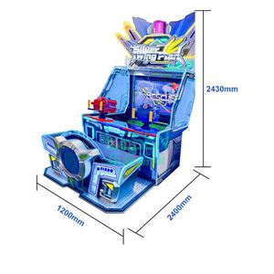 เครื่องเล่นเกมยิงน้ำแบบกำหนดเองจากโรงงาน Lesen สำหรับ 2 ผู้เล่น แบบหยอดเหรียญ สำหรับสวนสนุก ภาษาอังกฤษ - Product Image 2