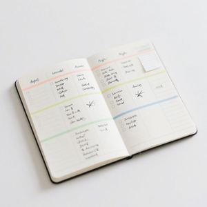 Cuaderno Escolar A5 al por Mayor, 200 Páginas, Cubierta Espiral de Papel Kraft, Material de Papelería al por Mayor para Estudiantes y Profesores, Material de PVC, Cuero y PP, Tamaño A3 - Product Image 2