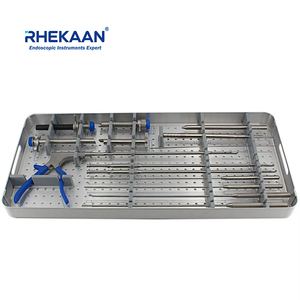 Uniportale endoscopische interlaminale discectomie wervelkolomendoscoop instrumenten 5-delige dilatator handmatig roestvrij staal - Product Image 6