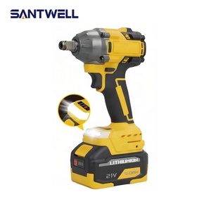 Llave de Impacto Inalámbrica de 21V con Batería de Iones de Litio, 350N.m, Sin Escobillas, Accionamiento de 1/2 Pulgada, <span class=keywords><strong>Pistola</strong></span> de Impacto Eléctrica para Mantenimiento <span class=keywords><strong>Automotriz</strong></span> - Product Image 1