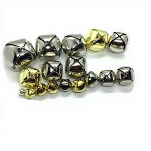 أجراس معدنية صغيرة للزينة من 8 مم إلى 38 مم، مناسبة للمهرجانات وديكورات الحفلات المنزلية وصنع أجراس الأبواب للكلاب وأجراس عيد الميلاد المطلية - Product Image 3