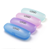 Étui à lunettes personnalisé avec logo, étui rigide en plastique pour lunettes de soleil, étui pour lunettes de lecture