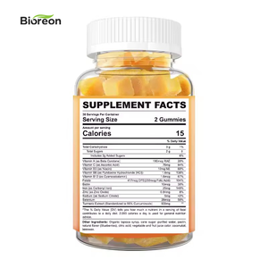 Gomitas de Cúrcuma con Suplemento de Hierro, No Constipantes, 25 MG de Hierro Carbonil con Vitamina C y Complejo B, Fortalecedor de la Sangre, Deficiencia de Hierro - Product Image 5