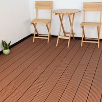 Planchers extérieurs en WPC haute densité, composite bois-plastique, imperméables, creux, pour terrasses