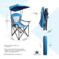 Chaise pliante d'extérieur en fer, portable, pour la plage, le camping, la pêche, la randonnée, le pique-nique, avec dossier haut et accoudoirs, légère, robuste, fonction de rangement