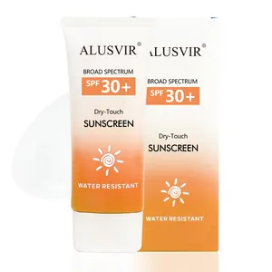 Güneş koruyucu organik özel etiket Spf 30 güneş koruyucu doğal yüz vücut su geçirmez beyazlatma güneşlik losyon krem tüm cilt tipi için