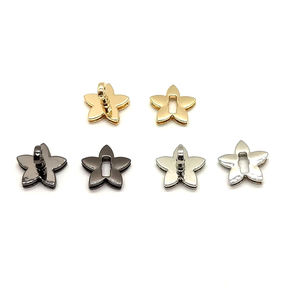 Hot Sale Custom Design Blumen form Schloss Twist Lock Geldbörsen verschluss Turn Locks Metall Hardware Zubehör - Product Image 4