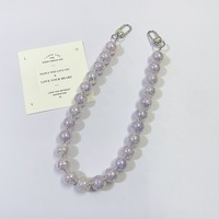 Rantai Tas Manik-manik Besar 16mm Warna Permen Es, Tali Selempang 45cm, Pengganti Tas, Rantai Dekorasi DIY