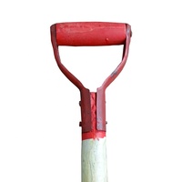 Bêche de jardin ergonomique professionnelle en acier au carbone, manche en D antidérapant, revêtement poudré, lame de 30 cm, manche en bois pour pelle à neige