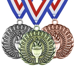 Medaglia Commemorativa Sportiva Personalizzabile in Metallo Placcato Stile Antico, Premio per Eventi Sportivi e Maratone - Product Image 1