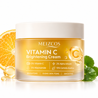 Crème éclaircissante pour le visage OEM à la vitamine C et au niacinamide 30 ml, pour un teint uniforme et lumineux, soin de la peau terne, crème éclaircissante pour la peau