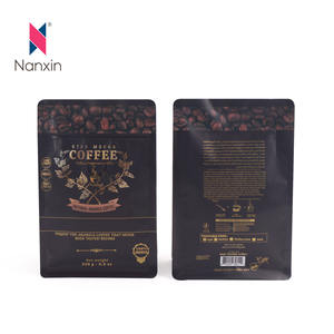 Bolsa de <span class=keywords><strong>café</strong></span> con logotipo personalizado del fabricante, bolsa de <span class=keywords><strong>café</strong></span> con válvula de fondo plano, cremallera de embalaje de té en polvo - Product Image 3