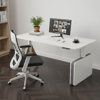 Bureau debout électrique moderne de haute qualité avec hauteur réglable Base en aluminium robuste à quatre pattes Garantie de 3 à 5 ans pour une utilisation au bureau
