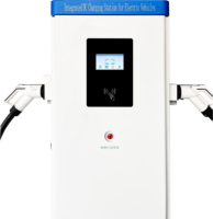Estación de Carga para Vehículos Eléctricos Jinghu para Exteriores, 80kW, Conector CCS2, Montaje en Suelo, Plataforma OCPP Lista para Usar, Resistente a la Intemperie IP54, TA-DC-DD 80-P