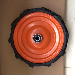 Roda de Borracha Sólida de 15 Polegadas para Uso Pesado, Capacidade de Carga de 160kg para Carrinho de Mão <span class=keywords><strong>Industrial</strong></span> e Plataforma de Armazém - Product Image 6