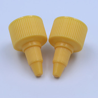 Bouchon de Remplacement Doré Anti-Fuite 24/410 28/410 avec Bec Verseur, Bouchons à Vis Pointus Dorés 24mm 28mm pour Bouteilles d'Huile à Presser