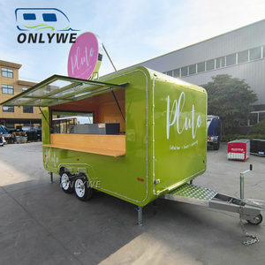 <span class=keywords><strong>Remolques</strong></span> de Comida Móviles Onlywe: Carros de Comida Rápida con Barra de Remolque, Furgonetas Comedoras, <span class=keywords><strong>Remolques</strong></span> de Concesión Totalmente Equipados en Acero Inoxidable - Product Image 4