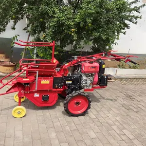 YUESHAN maïs ensilage combiner mini récolteuse de maïs machine 1 rangée récolteuse de maïs sucré à vendre