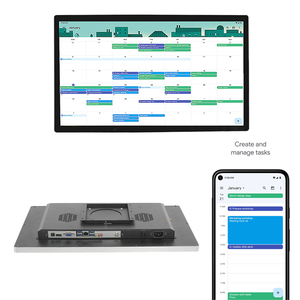 Treo Tường 10.1 13.3 15.6 <span class=keywords><strong>18.5</strong></span> 21.5 23.6 27 Inch Trong Nhà Ngày Tuần Tháng Kỹ Thuật Số Lịch Màn Hình Cảm Ứng Máy Nghe Nhạc Quảng Cáo - Product Image 2