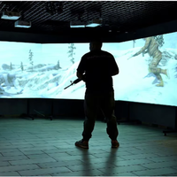 Système interactif de tir au laser pour écoles et centres commerciaux : Jeu de projection de tir sur cible en intérieur avec sensation réelle