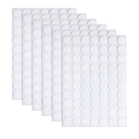 Heavy Duty 350 piezas transparente de doble cara adhesivo puntos acrílico transparente Nano pegamento almohadillas para manualidades sin rastro