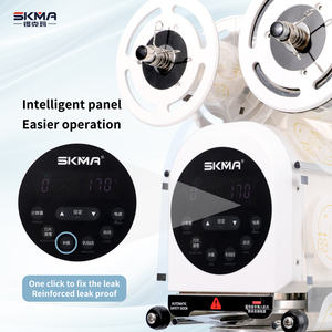 Skma Công Nghiệp Tự Động Điện Thép Không Gỉ Bong Bóng Trà Cup Niêm Phong Tốc Độ Cao Thanh Thông Minh Cốc Nước Trái Cây Niêm Phong Máy - Product Image 5