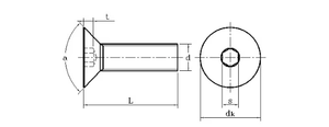 Factory Price Stainless Steel Din7991 Countersunk <b>Screws</b> <b>M3</b> M4 M5 M6 Zinc Plated Black Flat Allen Csk Head Metric Hexagon Socket - Product Image 6