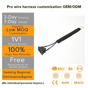 Harness dan Konektor Kabel Sepeda Listrik PBT Tahan Air untuk Sistem Koneksi Baterai Pengontrol Motor Sepeda Motor/Mobil - Product Image 2