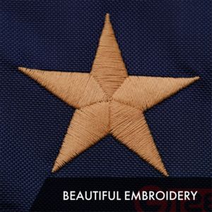 DB 2 Pack Betsy Ross Bandera histórica teñida de té 3x5 pies Bordado 420D Poliéster Impresión digital personalizada Nylon Seda personalizada - Product Image 3