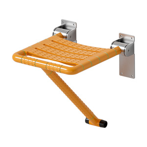 Bathroom <b>Folding</b> Shower <b>Stool</b> With Anti Slip Seat Wall Mounted For Elderly And Disabled 150 Kg Capacity - Product Image 2