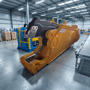 360 °   Cisaille de démolition hydraulique rotative pour excavatrice de 12 à 18 tonnes |   Concasseur de béton multifonction certifié CE et broyeur de ferraille - Product Image 2
