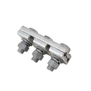 बिजली सामान तार और केबल एल्यूमीनियम मिश्र धातु समानांतर ग्रोव क्लैंप दो/तीन बोल्ट के साथ - Product Image 3