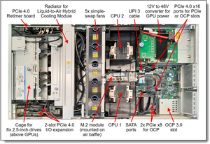 Serveur GPU ThinkSystem original Intel Xeon Gold 6338 SR670 V2 4*3.5 ''940-8i 4*1100W Contrôleur XClarity Serveur Rack 3U SR675 V2 - Product Image 5