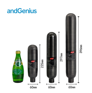 Réservoir PCP AndGenius 0,36L 0,5L 0,7L avec certification CE, réservoir d'<span class=keywords><strong>air</strong></span> en fibre de carbone 300 bar, petit cylindre composite pour paintball et sports - Product Image 5