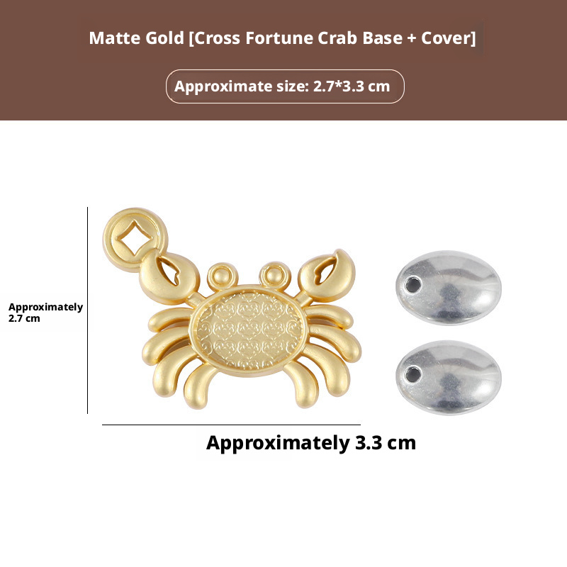 Dumb Gold [Hengcai Crab] Bottom Embryo+Double sided Cover