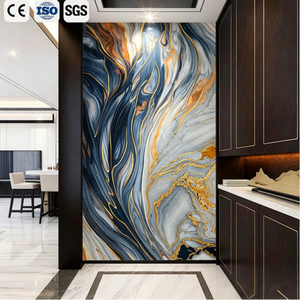 Papel Tapiz de Lujo con Patrón de Mármol Dorado, Rollo de Película Autoadhesiva de PVC para Muebles y Revestimiento de Puertas, Gran Venta - Product Image 2