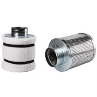 Kipas Saluran Pembuangan Sistem Hidroponik Filter Karbon Udara/filter Karbon Hidroponik 4/6/8 Inch Aksesoris Kipas Ventilasi Tanaman