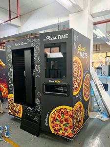 Distributeur automatique de pizzas avec logo personnalisé, système de chauffage automatique, design compact, kiosque alimentaire - Product Image 1