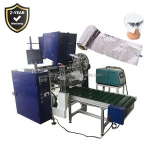 Automatic Hookah Shisha Aluminum Foil Roll Rewinding Machine With Perforating And Punching Function
