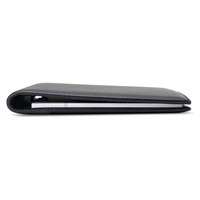 Porte-documents d'affaires personnalisé, portable, réutilisable, en cuir PU, avec porte-stylo