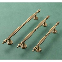 Poignées et Boutons de Meuble en Laiton Antique, Tirants de Tiroir Traditionnels Multi-Tailles, Ensemble de Leviers Allongés pour Armoire et Placard
