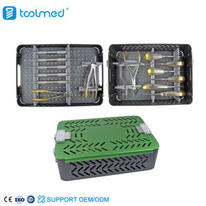 Ensemble d'instruments chirurgicaux dentaires orthopédiques vétérinaires, dispositif médical avec boîte stérile, ensemble de plaques de verrouillage vétérinaires - Product Image 6