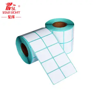 Label printing paper iso pre-printed direct thermal label inkjet/laster printers compatible sticker paper