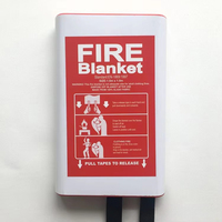 Ventes directes usine – Couverture anti-feu en fibre de verre pour usage domestique, emballage anglais, ignifuge, suppression des incendies, transfrontalier