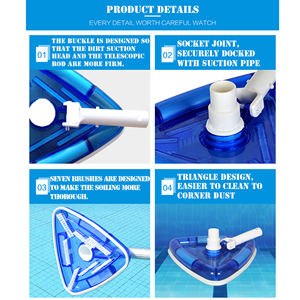 Limpiador de Piscinas Automático Profesional de Plástico de Alta Calidad y Bajo Precio al por Mayor, Aspiradora para Piscinas - Product Image 4